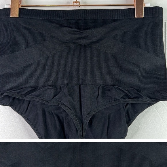 BLANQI Black Maternity Pregnancy Seamless Over Belly Support Thong Size XXL - Picture 8 of 10